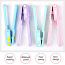 2 IN 1 Professional Styler Flat Iron Hair Straightener Curling Ceramic Panel Cute Fruit Pattern