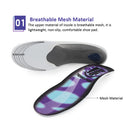 High quality EVA Flatfoot Orthotic Insole Arch Support 2.5cm Orthopedic Silicone Insoles Foot Care