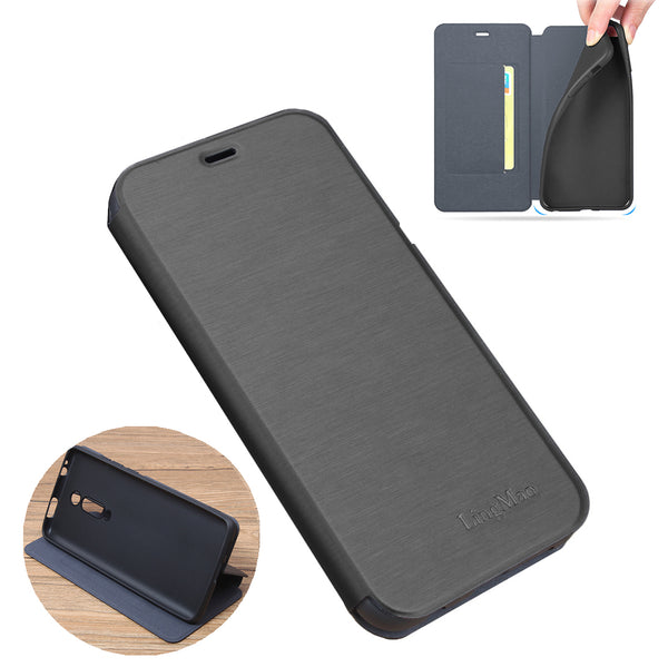 Bakeey Shockproof Flip with Stand Card Slot Full Body Brushed Leather Soft Protective Case for Xiaomi Mi 9T / Xiaomi Mi 9T Pro / Xiaomi Redmi K20 / Redmi K20 Pro