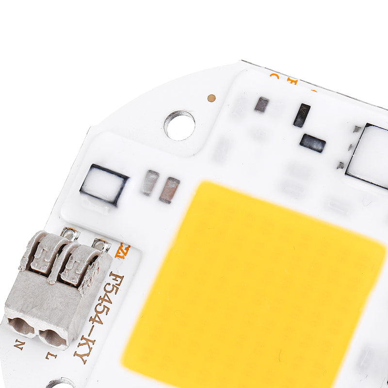 LUSTREON 50W LED COB Bead Light DIY Lamp Chip for Floodlight AC100-260V