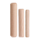 Drillpro 100pcs 6/8/10mm Round Wood Tenon Wooden Dowel for Woodworking