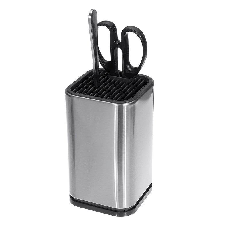 6 Inch Stainless Steel Kitchen Knife Holder Stand Chef Knife Set Block Tool Knife Seat Holder Insert Rack Kitchenware Kitchen Storage Rack