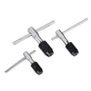 Drillpro T-handle Screw Tap Handle M3-M6 M5-M8 M6-M12 Tap Wrench Chuck Type Hand Tapping Tool