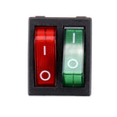 Rocker Switch Red Green Kcd3 Dual 6-pin With Light for Electrical Products Car Motorcycle TV Treadmill Coffee Pot Water Dispenser