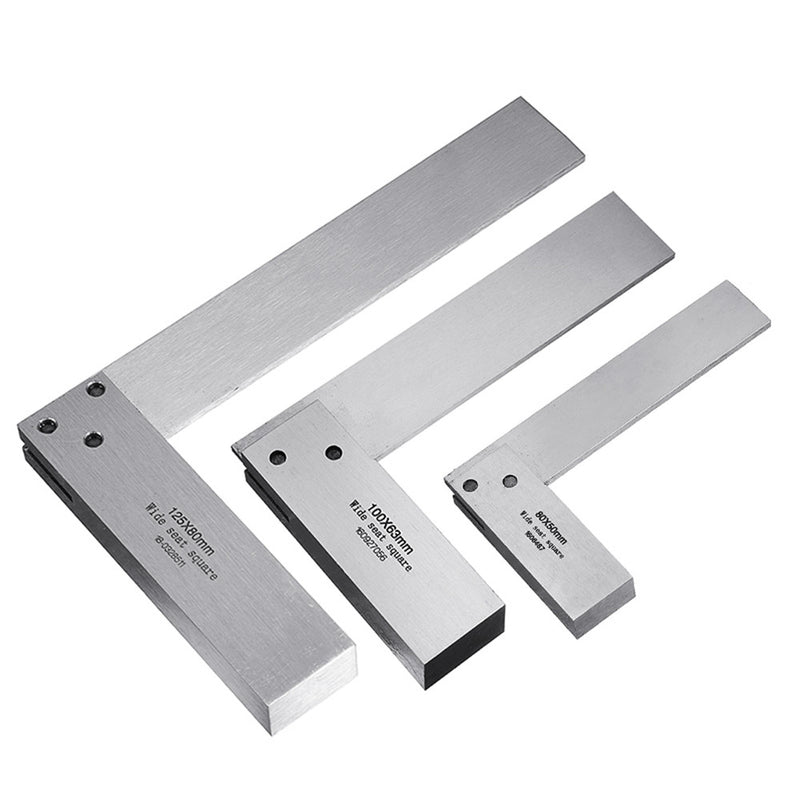 Machinist Square 90 Right Angle Engineer Set Precision Ground Steel Hardened Angle Ruler