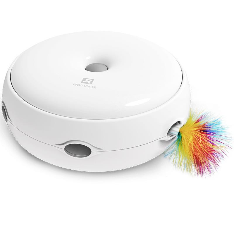 HomeRun Smart Cat Toy Pet Toys Electric Cat Tease Stick Doughnut Turntable Automatic Turntable Cat Toy