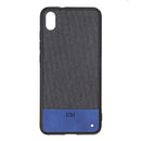 Bakeey Luxury Fabric Splice Soft Silicone Edge Shockproof Protective Case For Xiaomi Redmi 7A 5.45 inch