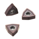 Drillpro 10pcs WNMG080404 MS CVD Carbide Insert Turning Tool Carbide Insert for DWLNR/L PWLNR/L