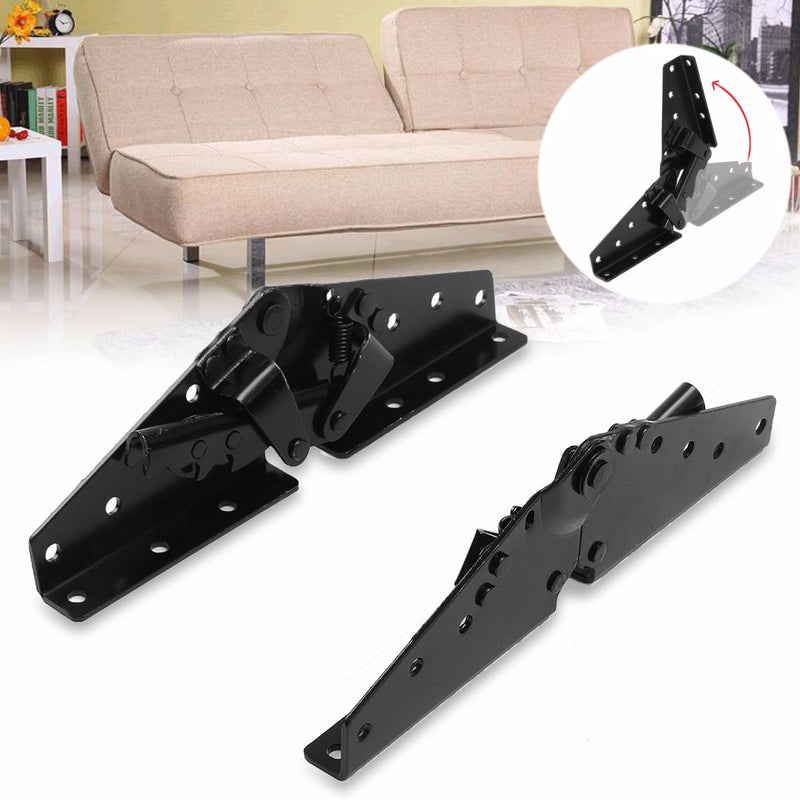 2Pcs 3-Position Hinge Adjustable Mechanism Angle for Sofa Bed Bedding Furniture