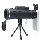 JINJULI 40x60 HD Mobile Telescope with Compass Portable Handheld Night Vision Low Light Binoculars