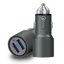 Bakeey QC2.0 36W Multi-function Dual USB Fast Charging Car Charger For iPhone XS 11 Pro Huawei P30 Xiaomi Mi9 S10+ Note10