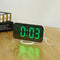 Dual USB Charger Digital LED Mirror Display Alarm Clock