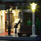 Universal DIY LED Light Lamp Post Lantern For Lego Street Building Shop Model