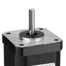HANPOSE 17HS8401S-D150S Double Shaft 48mm Nema 17 Stepper Motor 42 Motor 42BYGH 1.8A 52N.cm 4-lead for 3D Printer CNC Laser