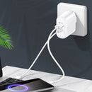 USAMS QC3.0 24W Type-C PD Fast Charging USB Charger For iPhone 11 Pro Huawei P30 Xiaomi Mi9 S10+ Note10