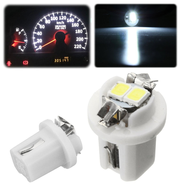 1PCS T5 B8.5D 5050 LED Car Dashboard Lights Dash Panel Gauge Wedge Side Bulb 12V