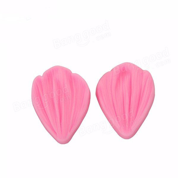 Daisy Flower Petal Fondant Cake Baking Mold Soap Chocolate Silicone Mould 2PCS