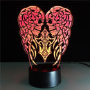 Festival Christmas 3D Illusion Night Light LED Lamp Colorful TF Card Wireless bluetooth Speaker