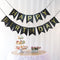 1 SET Paper Happy Birthday Party Bunting Banner Decorations Hanging Pastel Flags Party Decora