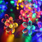 KCASA 5M 50 LED Sakura Flower String Lights LED Fairy Lights for Festival Christmas Halloween