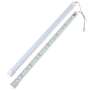 30CM 8520 SMD Cool White LED Rigid Strip Aluminum Milk/Clear Case Tube Light Lamp DC12V