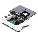 3-in-1 ABS Enclosure Protective Case + Cooling Fan + Heatsink Kit for Raspberry Pi 3B+ / 3B / 2B