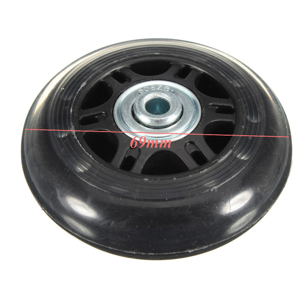 2Pcs 70x28mm Luggage Suitcase Replacement Wheel with Screws