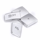 Gear Penal Button Cap Knob Decorative Protective Cover Trim Chrome ABS For BMW