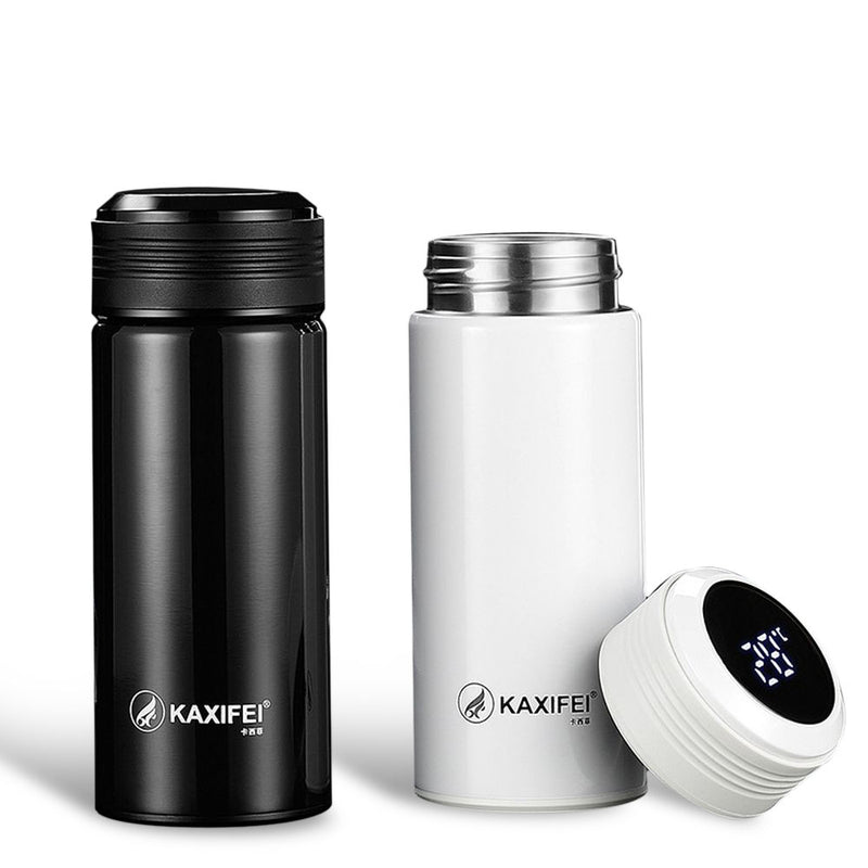 KCASA K916 300ML Smart Stainless Steel Insulation Vacuum Bottle LED Touch Screen Temperature Display Vacuum Cup IPX7 Waterproof Thermal Bottle