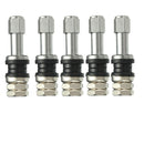 5X Universal TR43E Metal Clamp-in Tubeless Tyre Tire Wheel Schrader Valve Stem