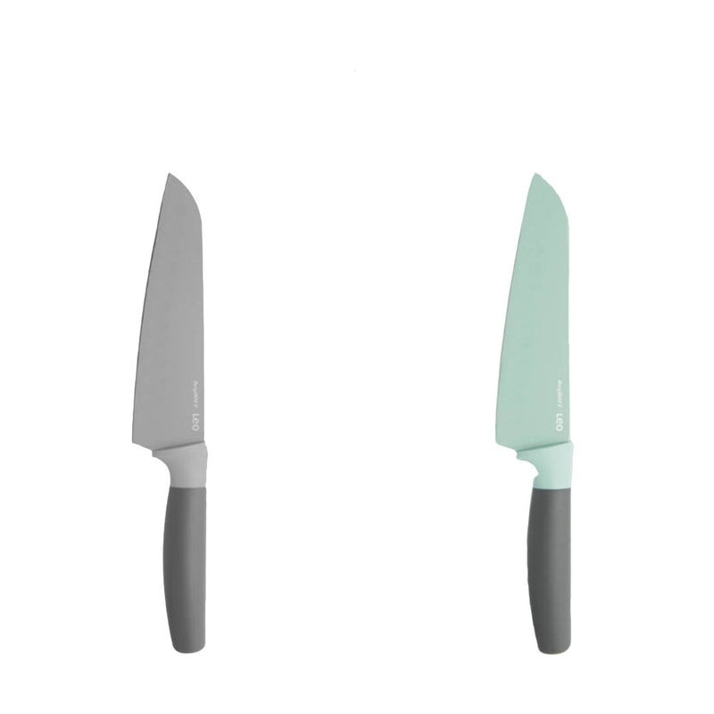 BergHOFF Leo Series Kitchen Stainless Steel Cutter Vegetable Cutter Silicing Tool Fruit Tool Santoku Tool