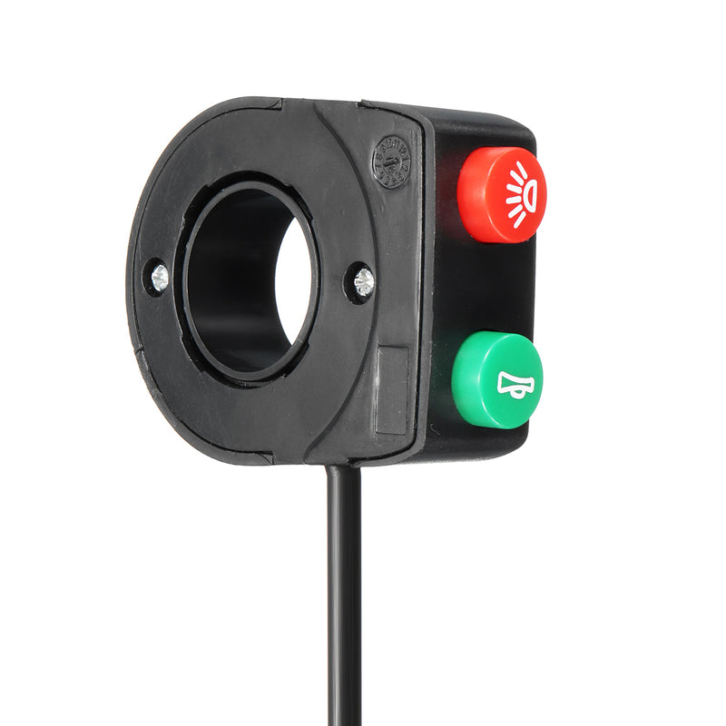 7/8inch 22mm 12V On Off Horn Headlight Switch Motorcycle Handlebar Bar