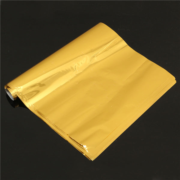50pcs A4 Hot Stamping Transfer Foil Paper Laser Printer Laminating Transfered Gold