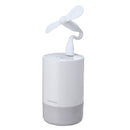 350ml Portable USB Charging Mini Humidifier Car Home Office Air Diffuser Fan