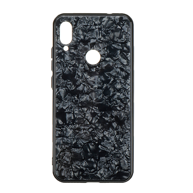 Bakeey Shell Bling Glossy Tempered Glass Soft Edge Protective Case for Xiaomi Redmi Note 7 / Redmi Note 7 PRO
