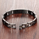 Spanish Bible Lord's Prayer Bracelet Corrosion Cross Stainless Steel Men's Bracelet