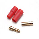 5PCS 3.5MM Gold Plated Banana Plug With Belt Sheath
