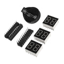 DIY 6 Digital LED Electronic DIY Clock Kit Electronic Component Parts 9V-12V AT89C2051