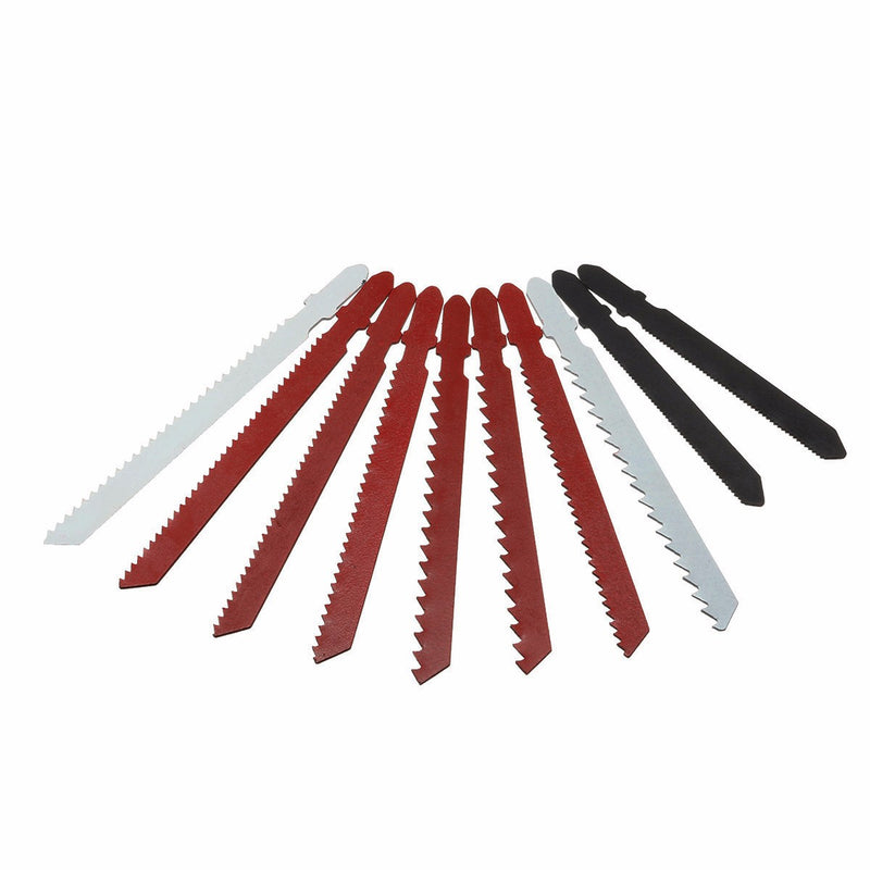 10pcs Jigsaw Blade Set for Bosch T Shank Jigsaw Metal Plastic Wood Blades