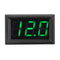 10pcs Green 0.56 Inch Mini Digital Voltmeter DC 4.5V To 30V Digital Voltmeter Voltage Panel Meter For 6V 12V 24V Electromobile Motorcycle Car