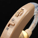 Portable Digital Tone Hearing Aids Aid Deaf-aid Behind The Ear Sound Earphone Amplifier Adjustable with 4 Earplugs