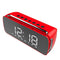 Dido LED LCD Screen Mirror Clock Hi-Fi Fuction bluetooth TF AUX Play FM Broadcast Radio Surround Sou