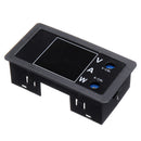 DC0-100V 10A DC Voltmeter and Ammeter Digital Dual Display 4-digit High Precision Power Meter Red-Green-Blue