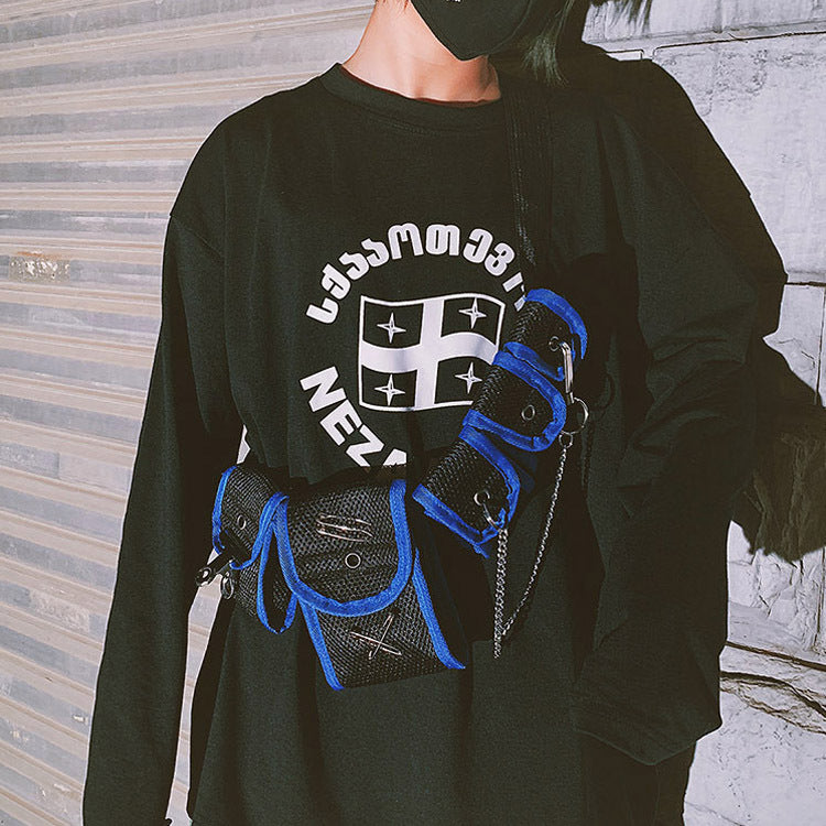 Outdoor Tactical Waist Bag Multi-Pocket Tactical Function Bag Crossbody Bag