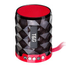 Mini Wireless bluetooth Speaker FM Radio TF Card Colorful Light Music Speaker with Mic