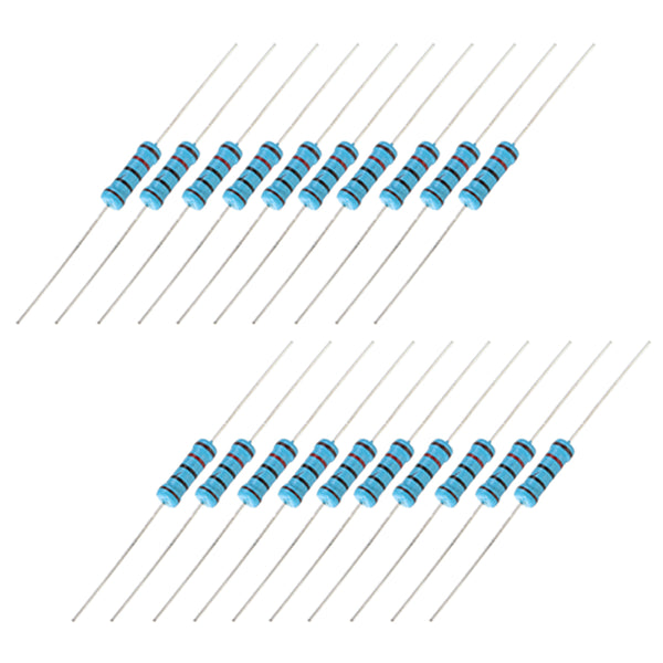60pcs 2W 120R Metal Film Resistor Resistance 1% 120 ohm Resistor