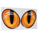 3D Evil Cat Eyes Car Rearview Mirror Stickers PVC Funny Look Window Decal Accessories