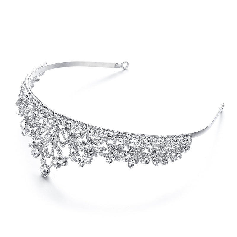 Wedding Prom Pageant Crown Headband Jewelry Crystal Rhinestone Tiara Bridal