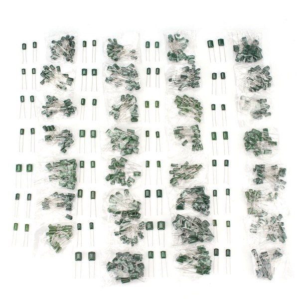 620Pcs 10% 100V Mylar Film Capacitor 31 Value Assorted Kit 2A102J-2A822J