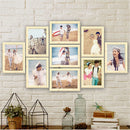 DIY 9PCS Family Collage Wedding Photo Picture Frame Wall Hanging Display Home Decorations
